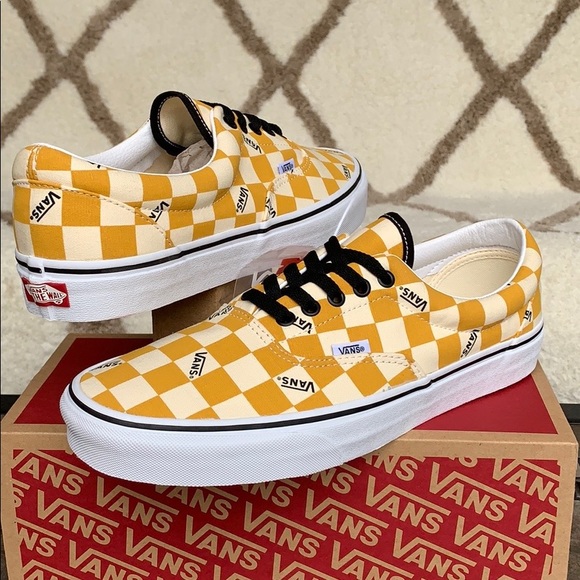 VANS ERA big checkerboard yellow/true white Womens - Picture 13 of 16
